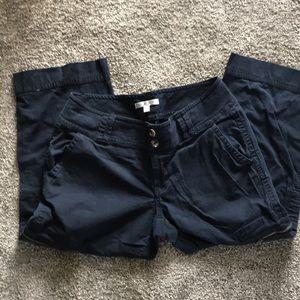 3 for $25 Cabi navy cropped cargo pant